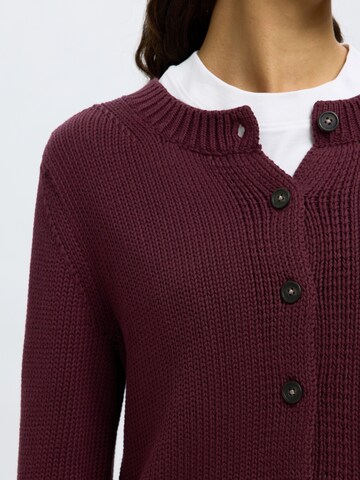 SELECTED Cardigan 'SLFIVY' i lilla