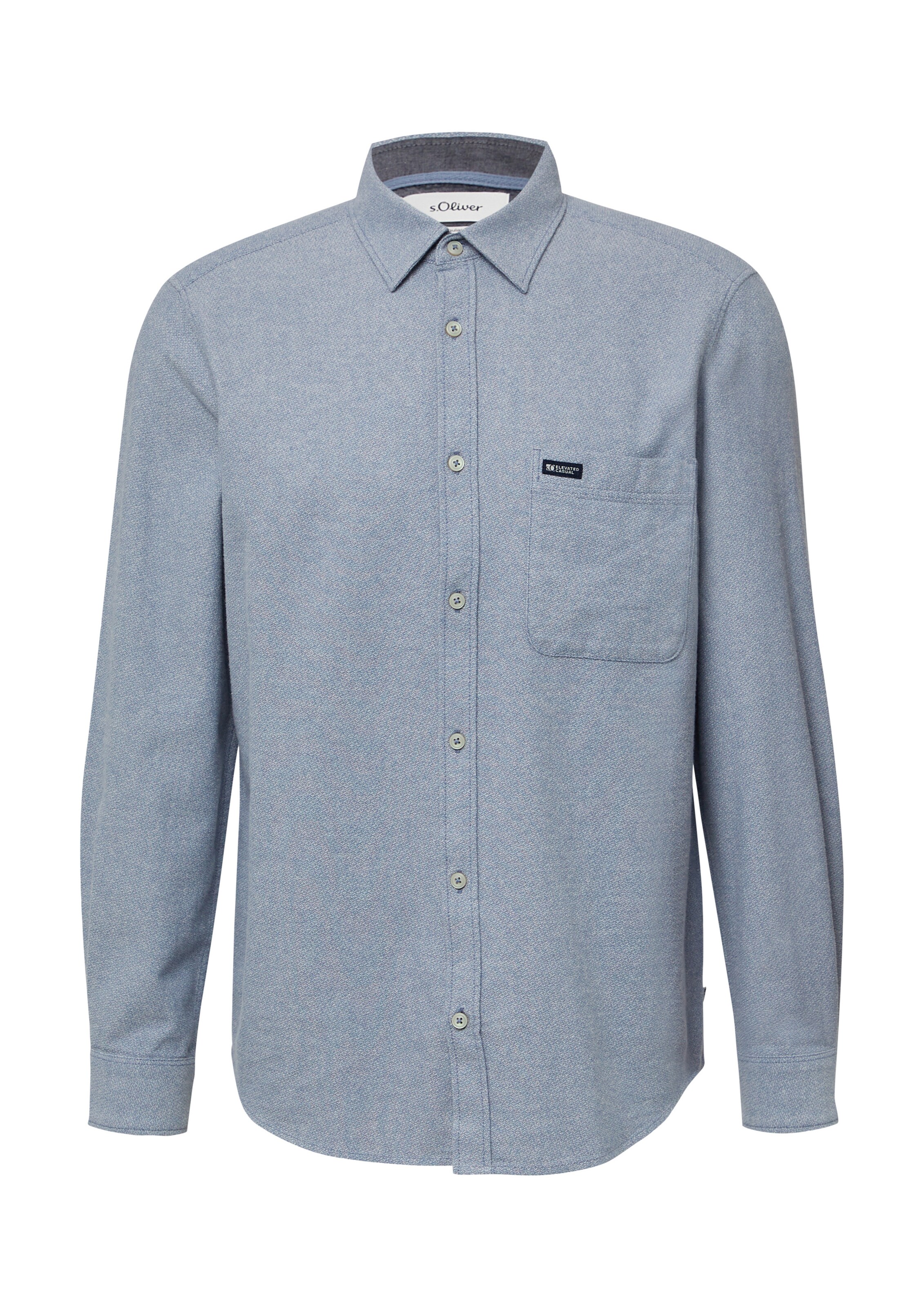 s.Oliver Hemd in Blau: Vorderseite