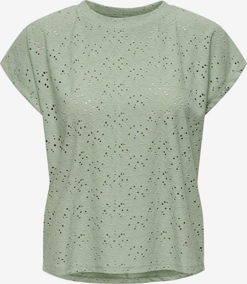 T-shirt 'SMILLA' ONLY en vert : devant