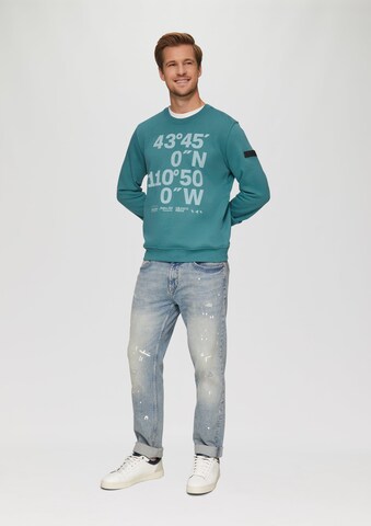 Sweat-shirt s.Oliver en vert