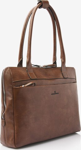 Castelijn & Beerens Shoulder Bag 'Vera' in Brown