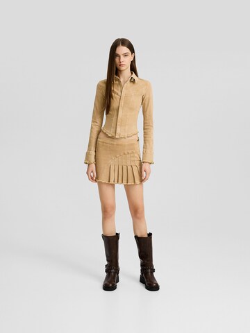 Veste mi-saison Bershka en beige