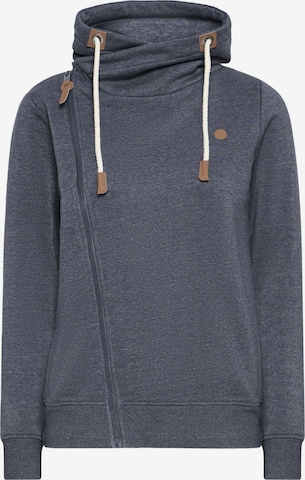 Giacca di felpa 'Mille' di Oxmo in blu: frontale