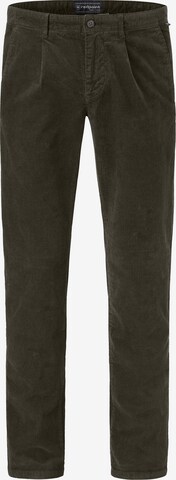 REDPOINT Slim fit Chino Pants in Green: front