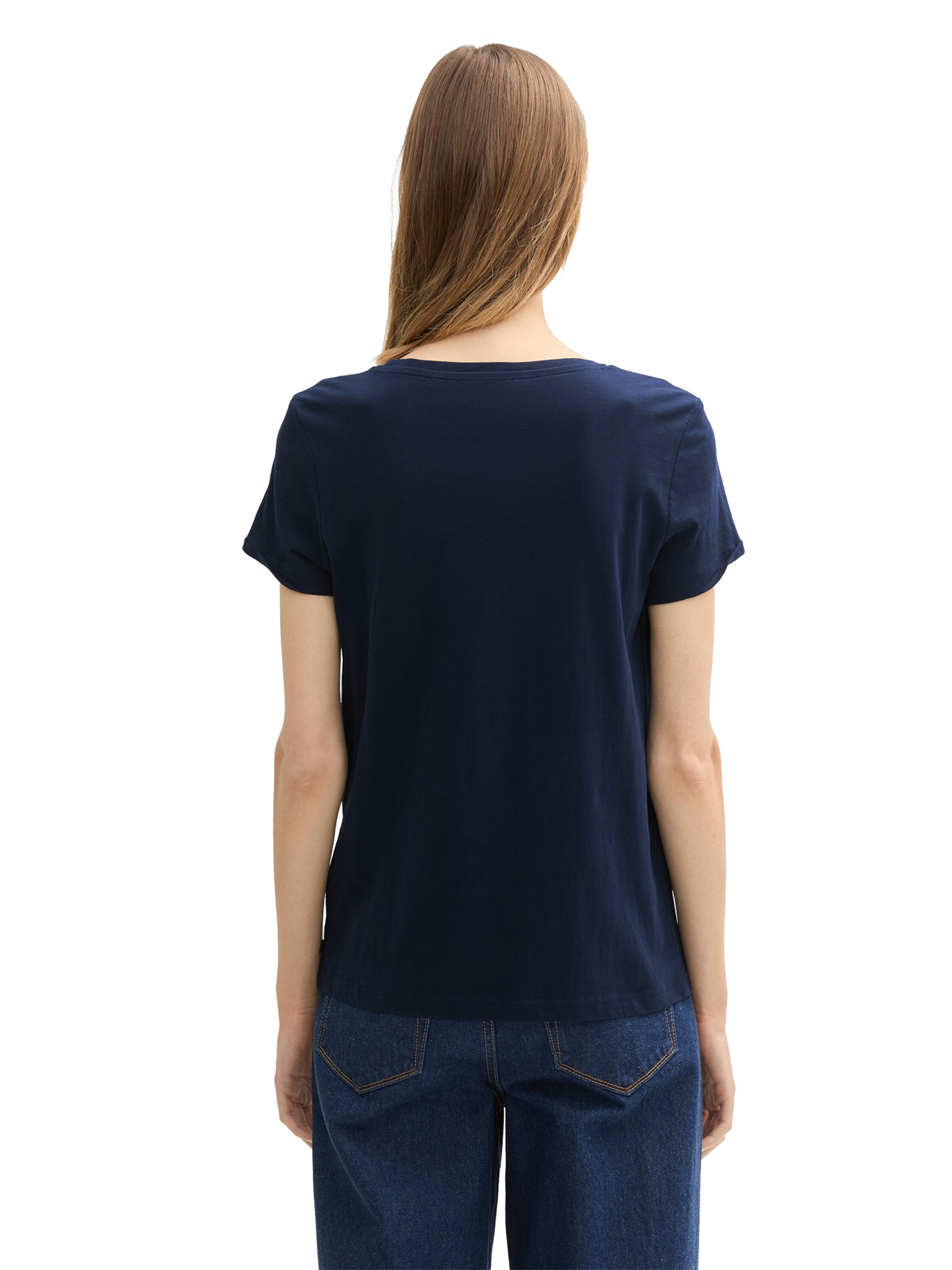 TOM TAILOR DENIM Tričko - Modrá