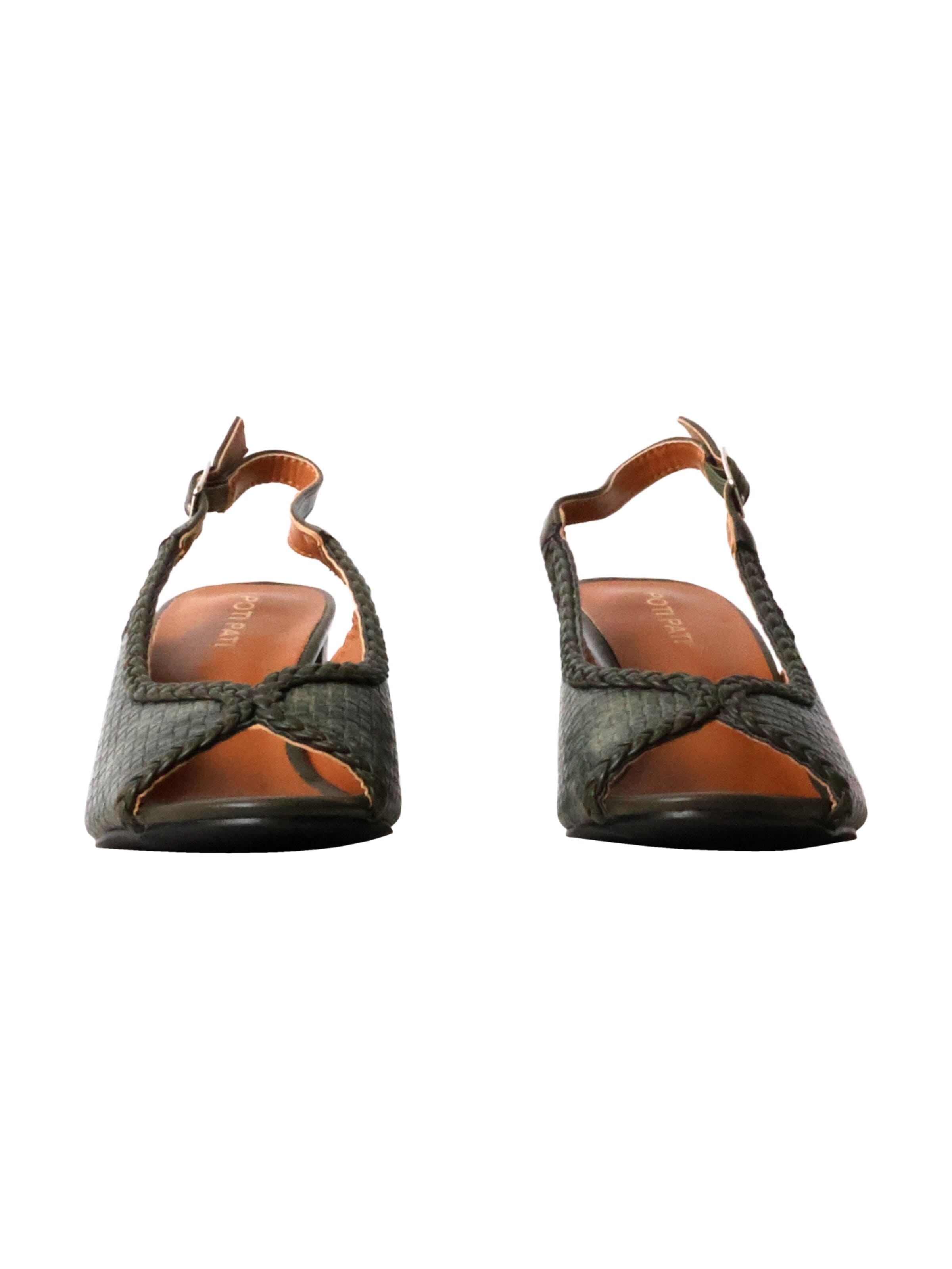 Décolleté 'Supermodische Pumps' di POTI PATI in verde