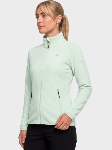 Schöffel Functionele fleece jas 'Ash' in Groen: voorkant