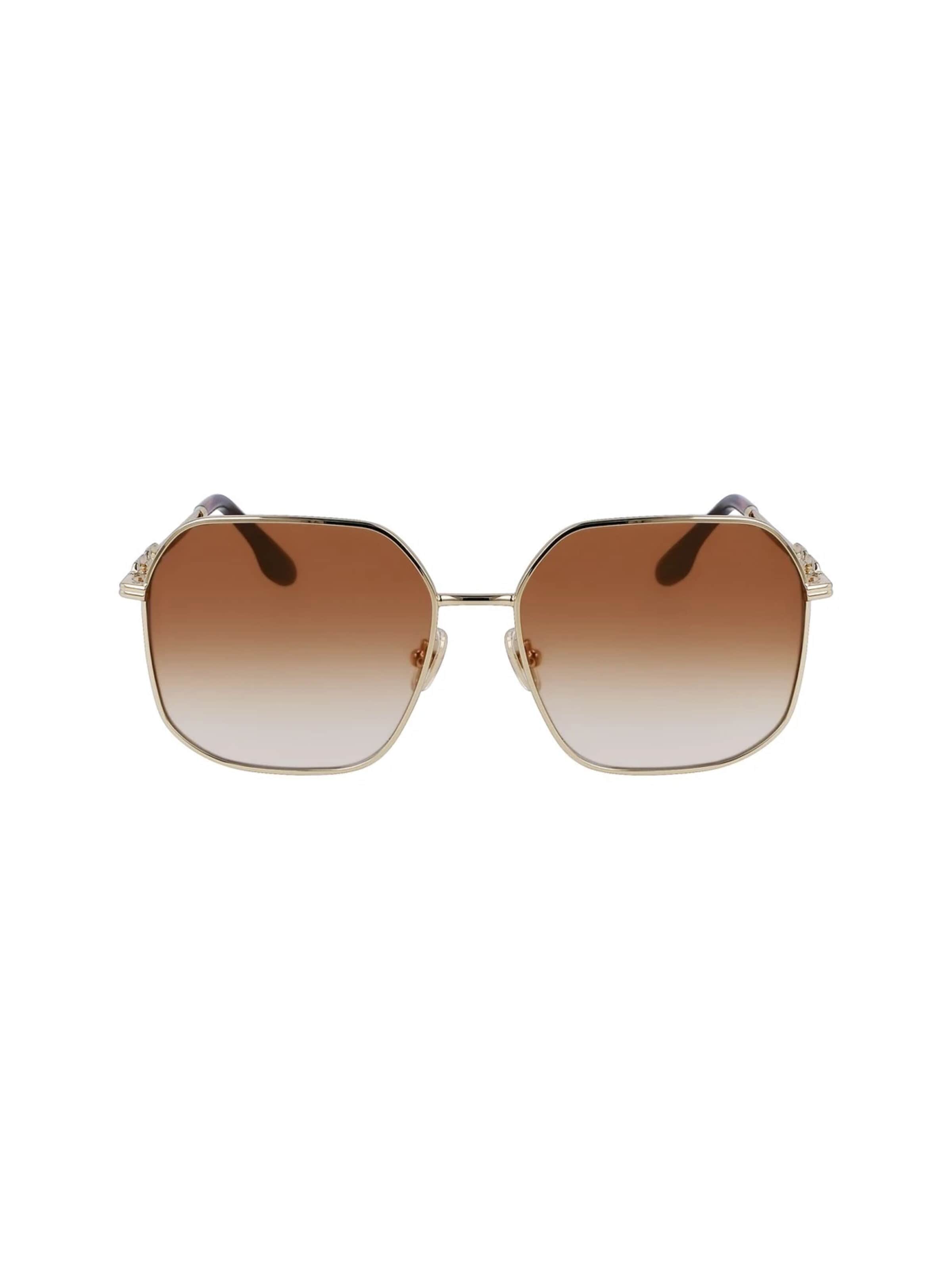 Victoria Beckham Zonnebril 'Victoria Beckham Sunglasses VB232S 723 58' in Goud