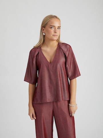 Peppercorn - Top 'Bea' en rojo: frente