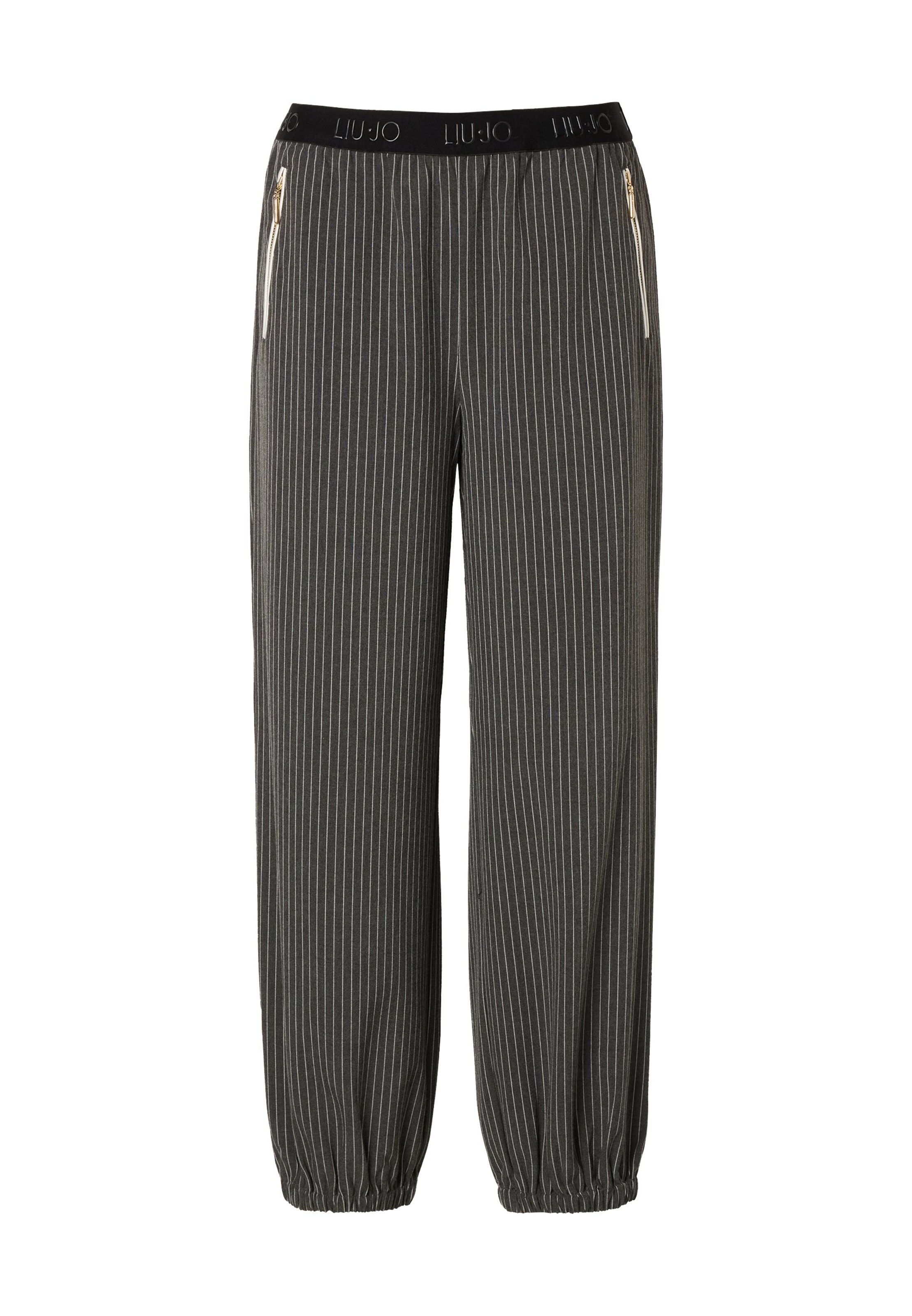 Liu Jo Tapered Pants in Grey: front