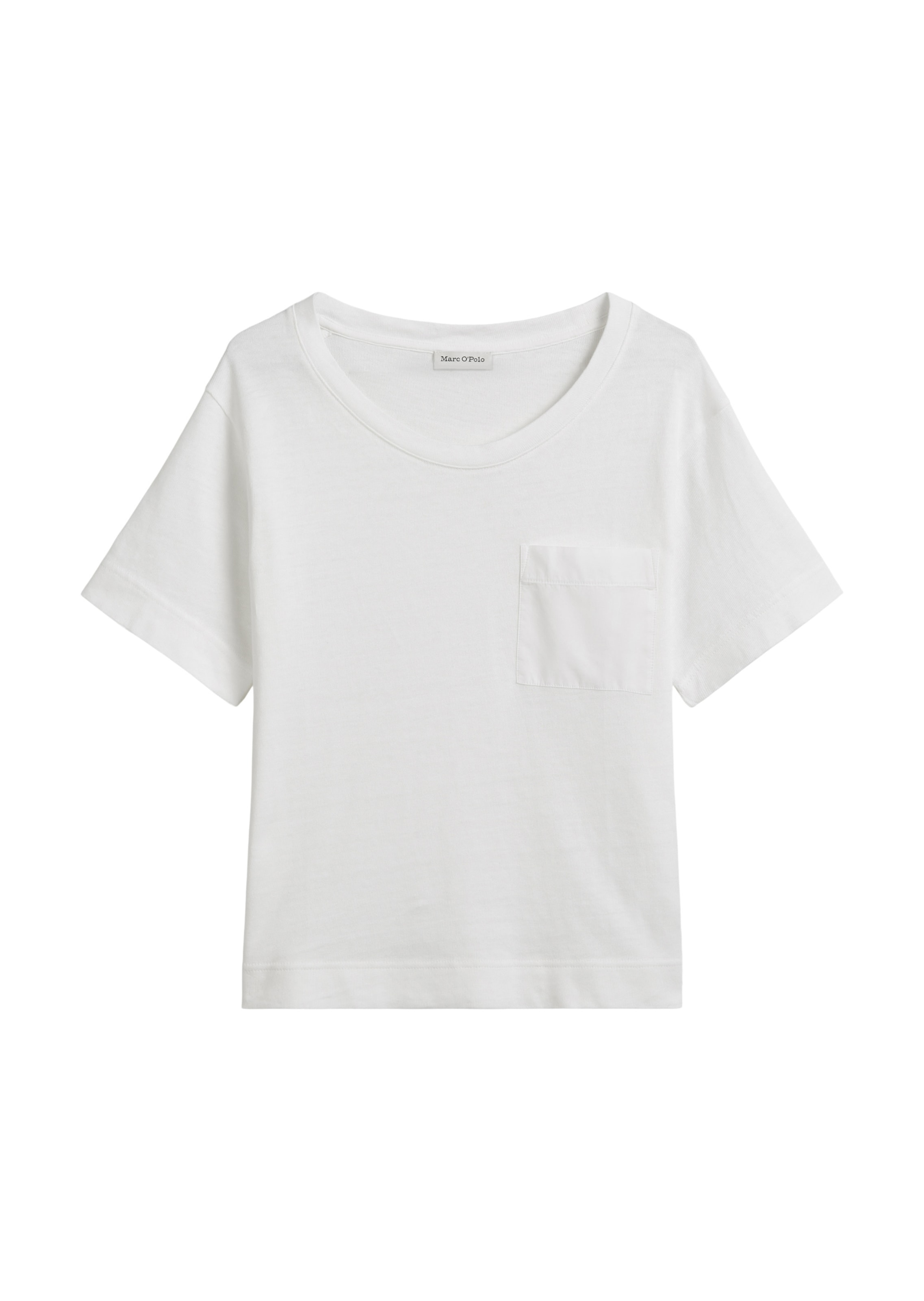 T-shirt Marc O'Polo en blanc : devant