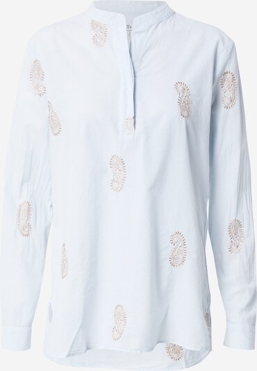 0039 Italy Blouse 'Juliet' in Light blue / Pink, Item view