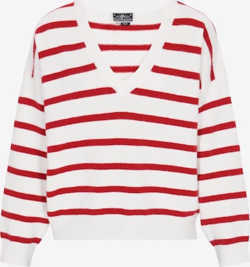 DreiMaster Maritim Sweater in White: front