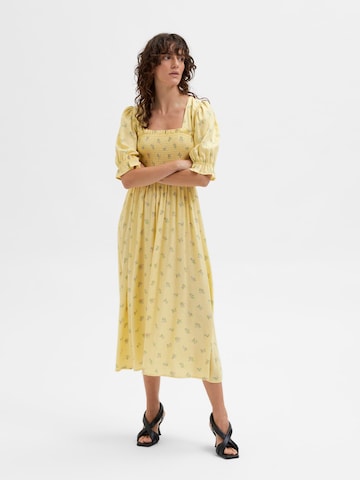 SELECTED FEMME Dress 'ULRIKKE' in Yellow