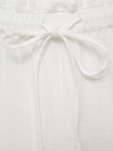 MANGO Regular Pants 'Indie' in White