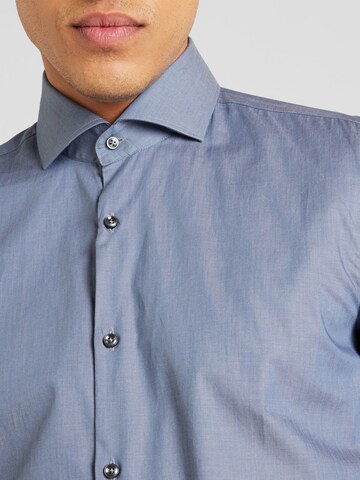 HUGO Slim Fit Hemd 'Kason' in Blau