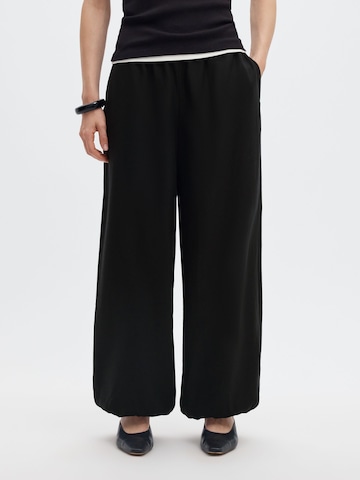 Barrel Pantaloni di SELECTED in nero: frontale