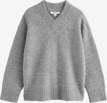 Next Пуловер в сиво: отпред