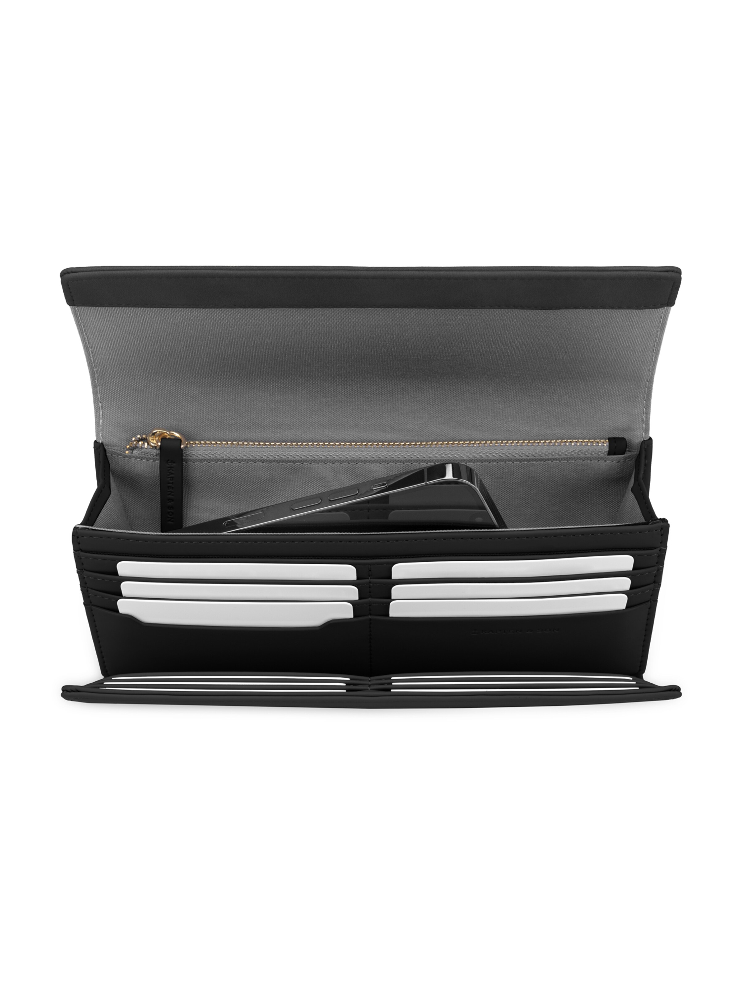 Kapten & Son Портмоне 'Triomphe All Black' в Черный