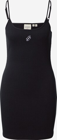 Superdry Dress 'Essential' in Black: front