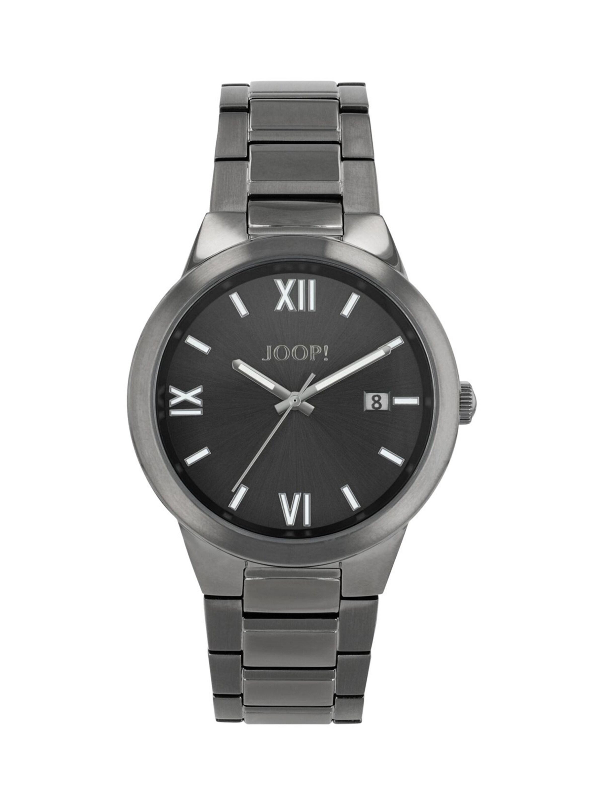 JOOP! Analoguhr in Grau: Vorderseite