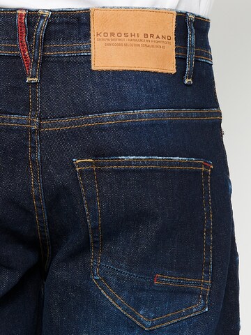 KOROSHI Regular Jeans in Blauw