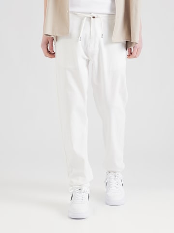 Regular Pantalon 'Clio' INDICODE JEANS en blanc : devant