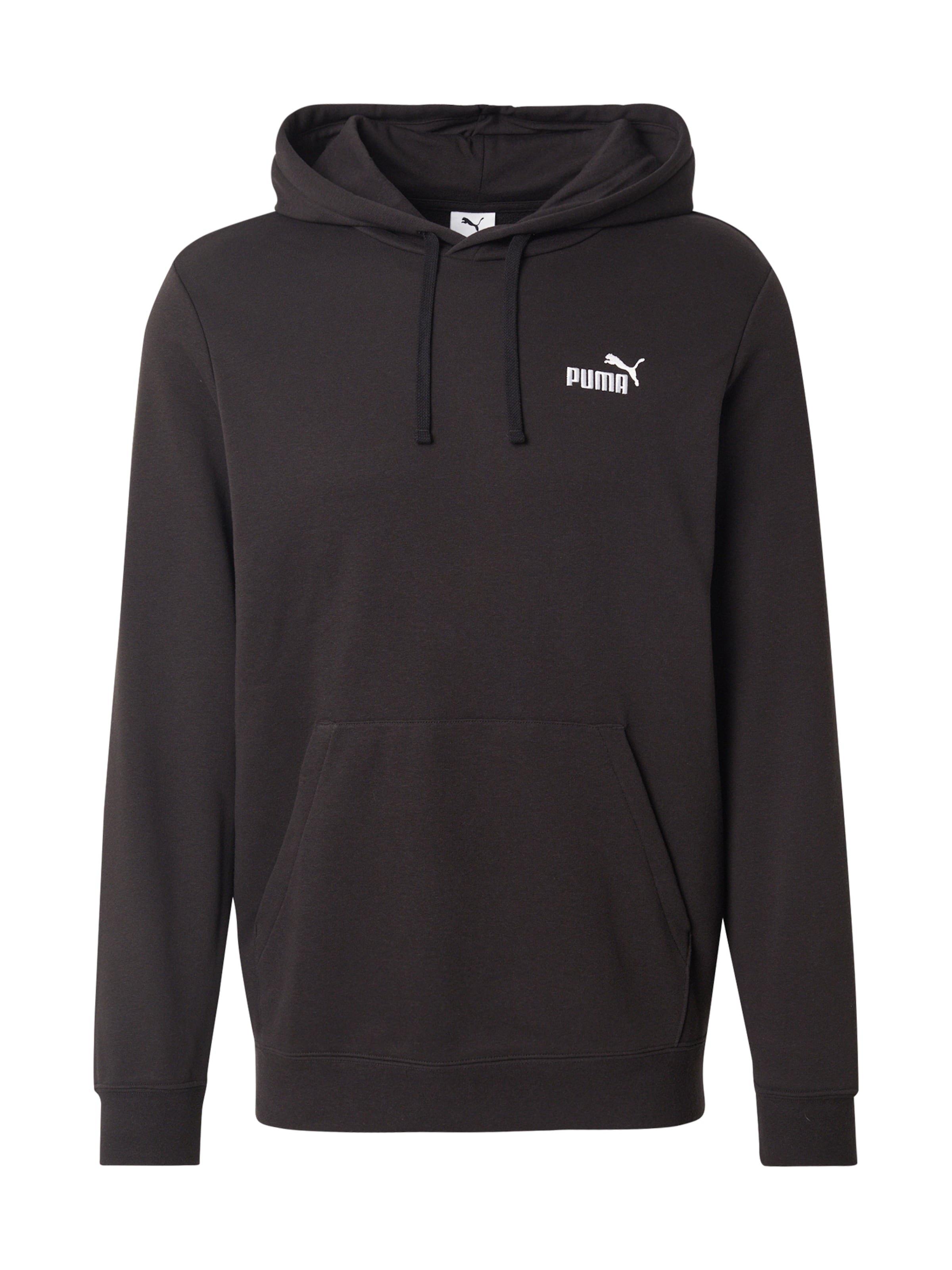 PUMA Sportsweatshirt 'Essentials No. 1' in Schwarz: Vorderseite