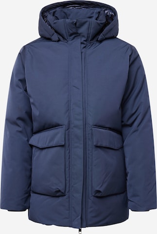 Embassy of Bricks and Logs Winter Jacket 'HADDOCK' in Blue: front