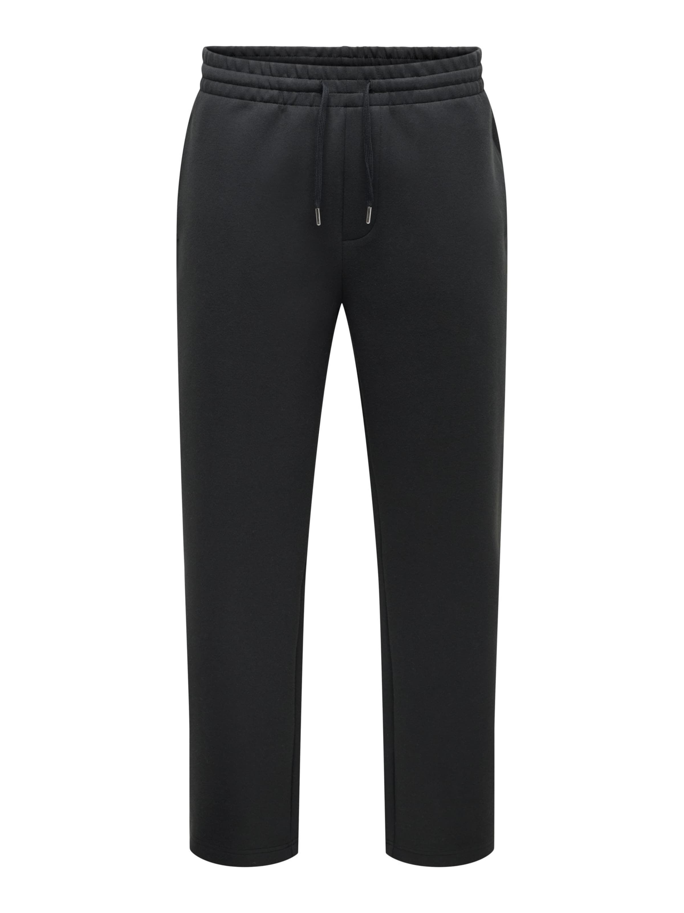 Only & Sons - Tapered Pantalón 'ONSGoyle' en negro: frente