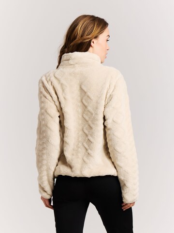PROTEST Fleece jas 'PRTFinta' in Wit