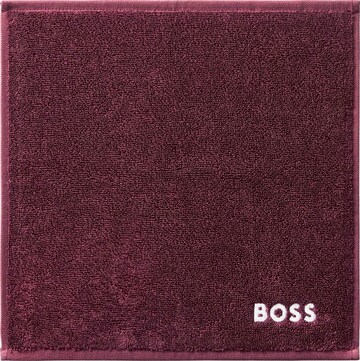 BOSS Washcloth 'PLAIN' in Red