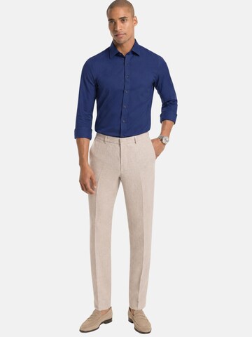Regular fit Camicia 'DOBBY ENGINEERD MODERN FIT SHIRT CAMICIA' di Michael Kors in blu