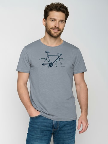 GREENBOMB Shirt ' Spice Bike Crop ' in Grijs: voorkant