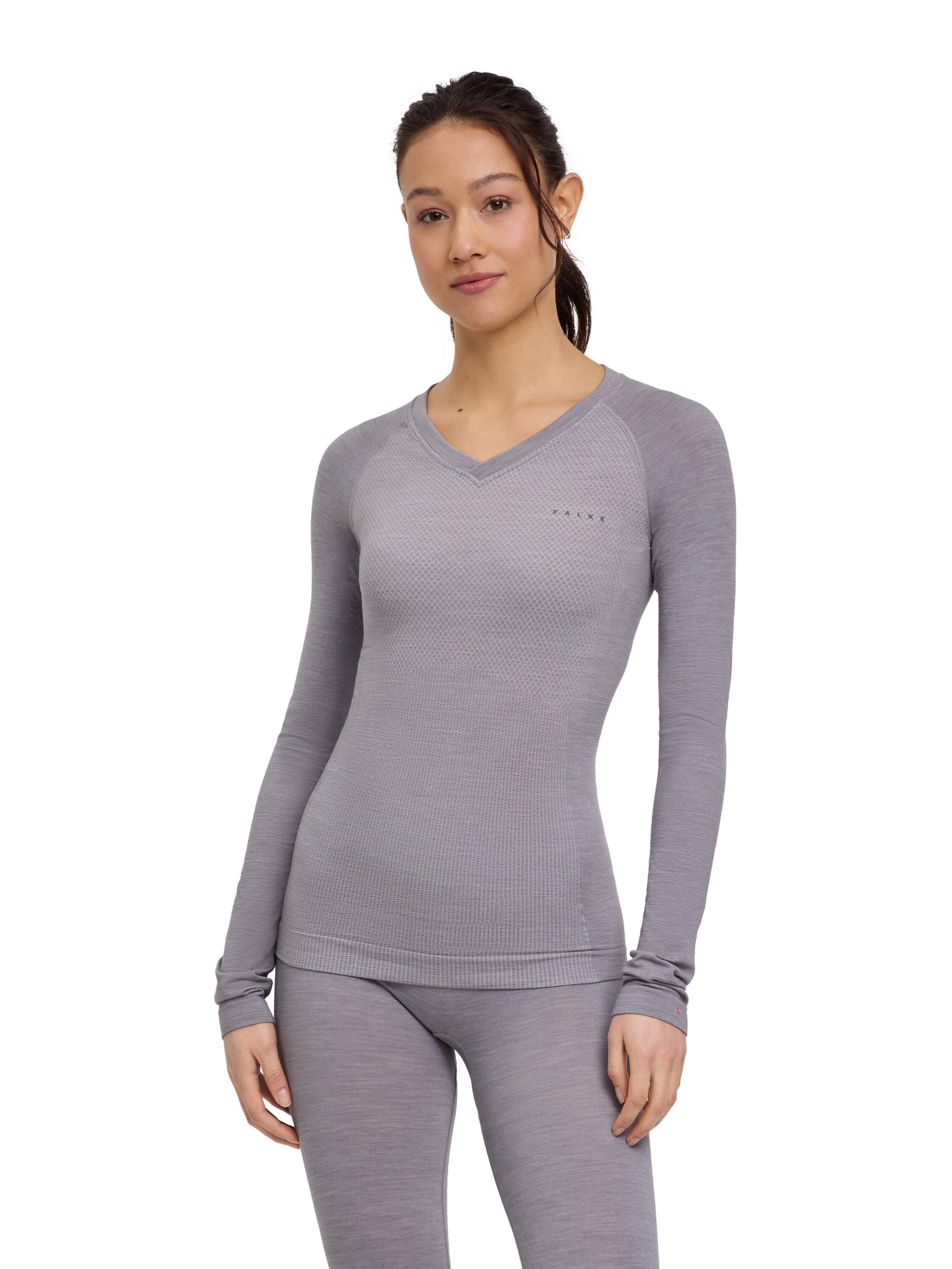 FALKE Base Layer‌‌‌‌‌‌‌ in Grau: Vorderseite