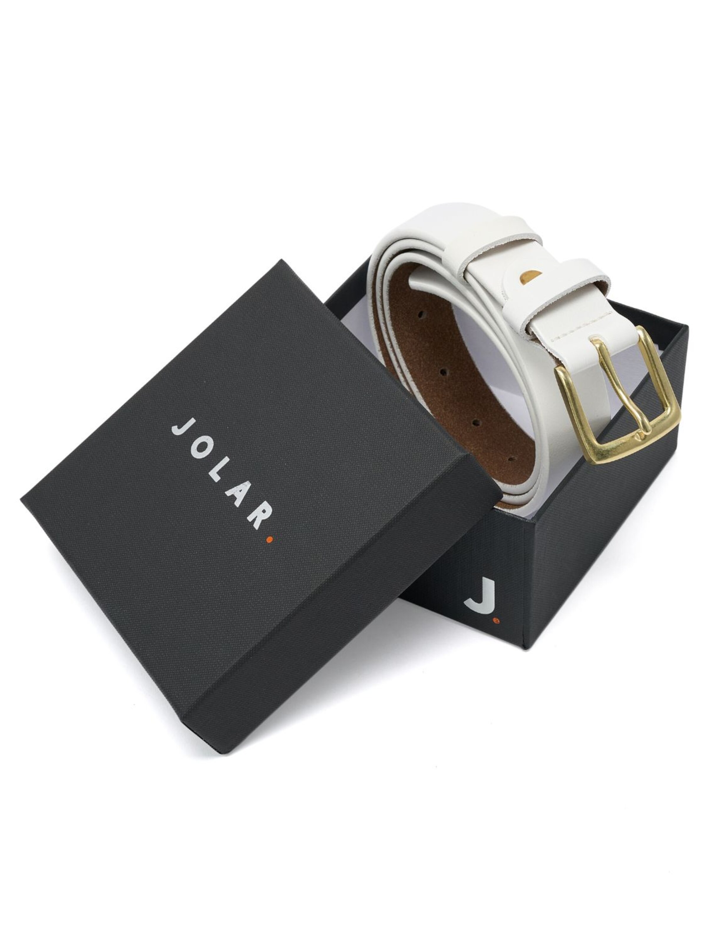 jolar Belt 'GENUINE' in White