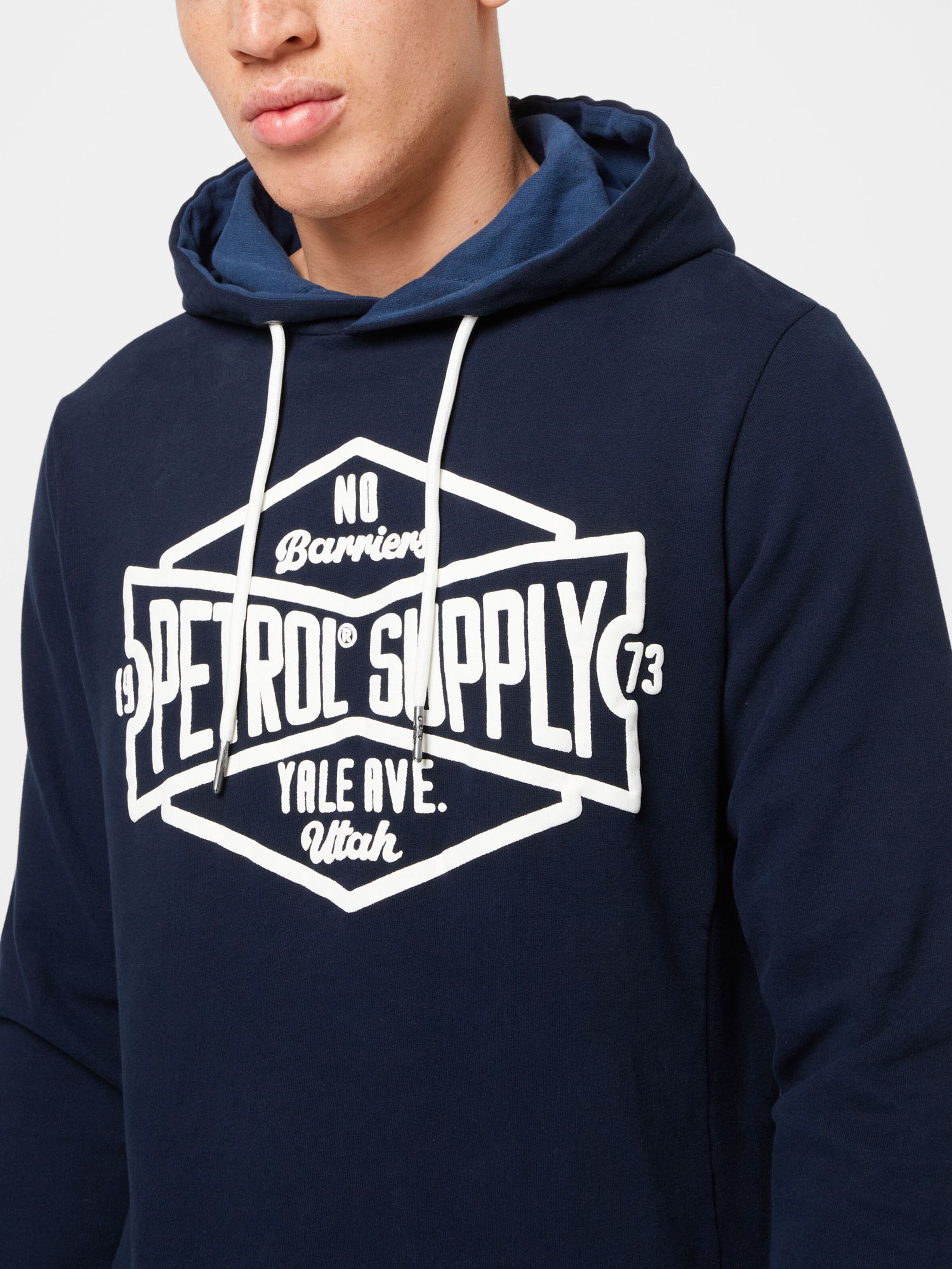 Männer Große Größen Petrol Industries Sweatshirt in Navy - MH71187 Männer Große Größen Petrol Industries Sweatshirt in Navy - MH71187
