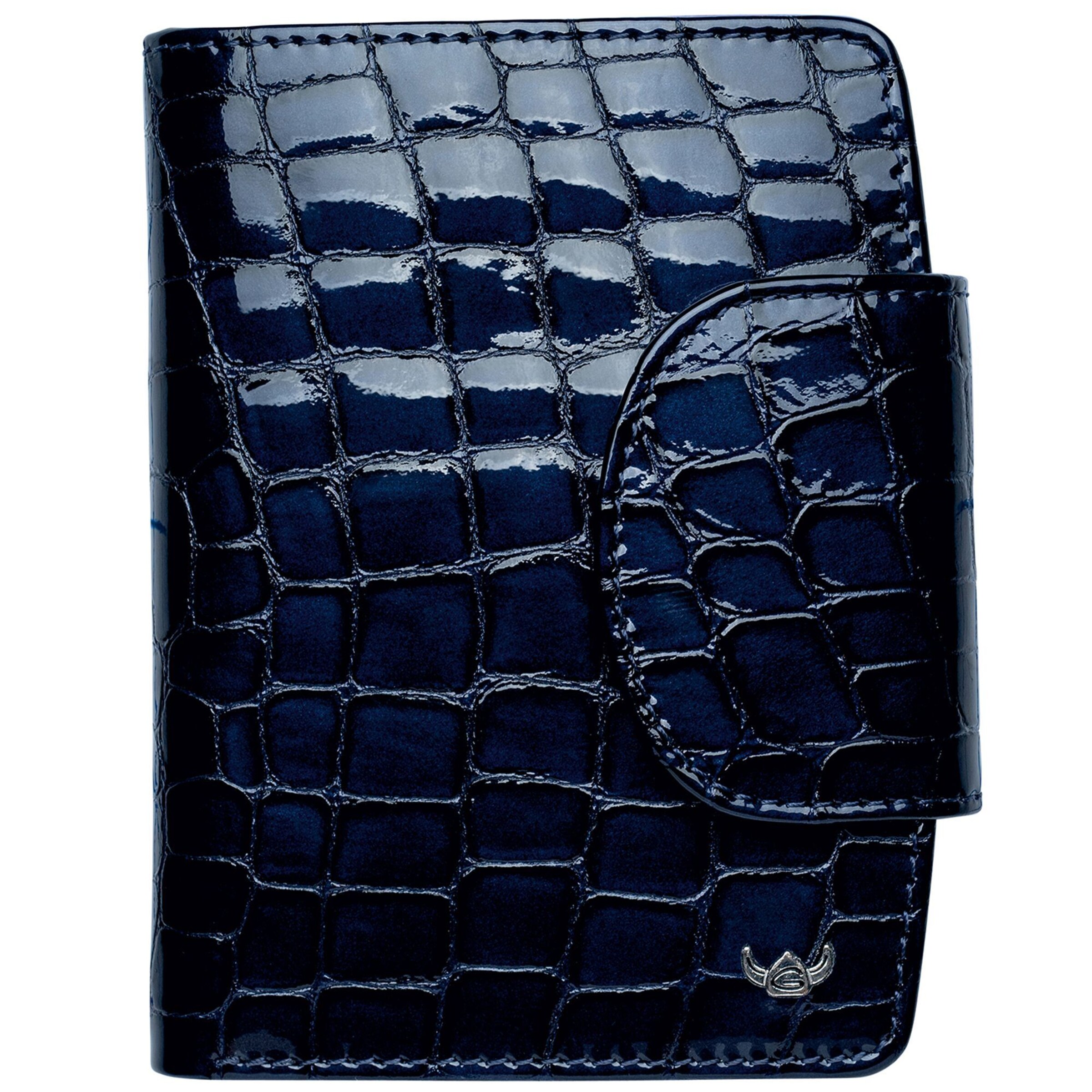 GOLDEN HEAD Wallet 'Cayenne' in Blue: front