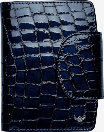 Portamonete 'Cayenne' di GOLDEN HEAD in blu: frontale