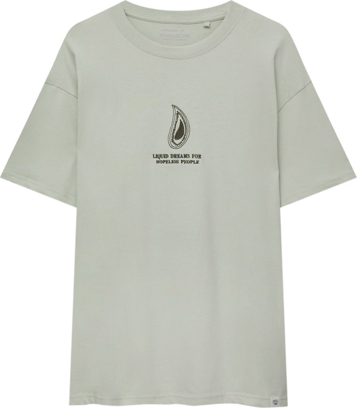 Pull&Bear T-Shirt in Grau