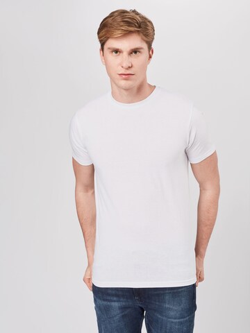 T-Shirt Denim Project en blanc : devant