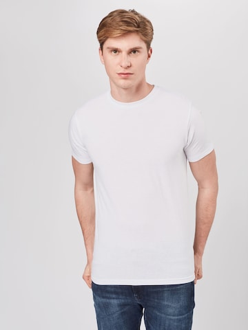 Denim Project Shirt in White: front