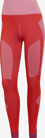adidas by Stella McCartney Workout Pants 'TrueStrength  ' in Red: front