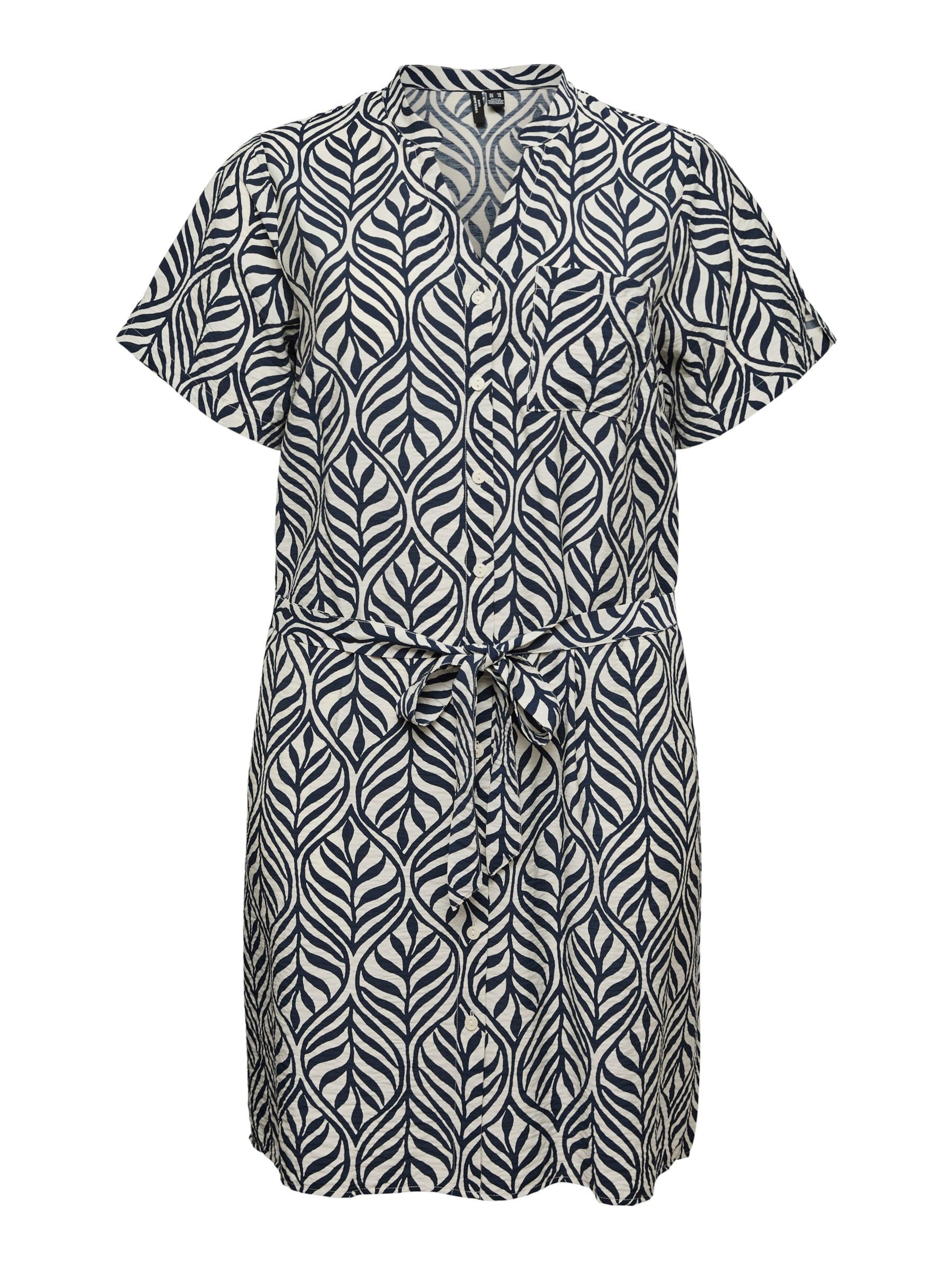 Abito 'JOSIE ' di Vero Moda Curve in bianco: frontale