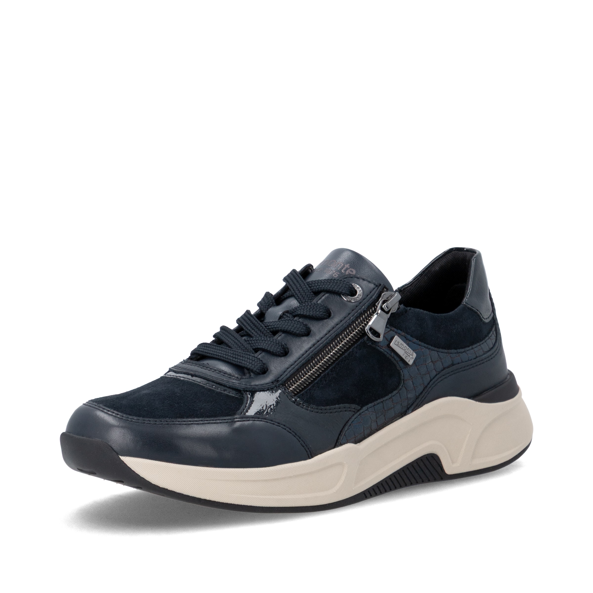 Baskets basses REMONTE en bleu : devant