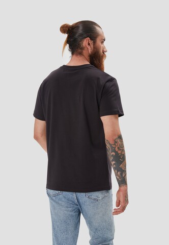 Oldskull Shirt 'Retro Japan Island' in Black