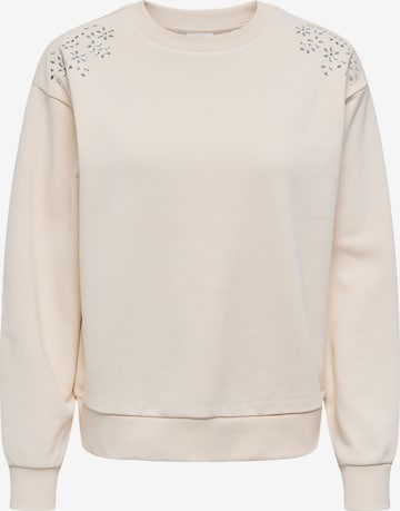 JDY Sweatshirt 'JDYDori' in Wit: voorkant