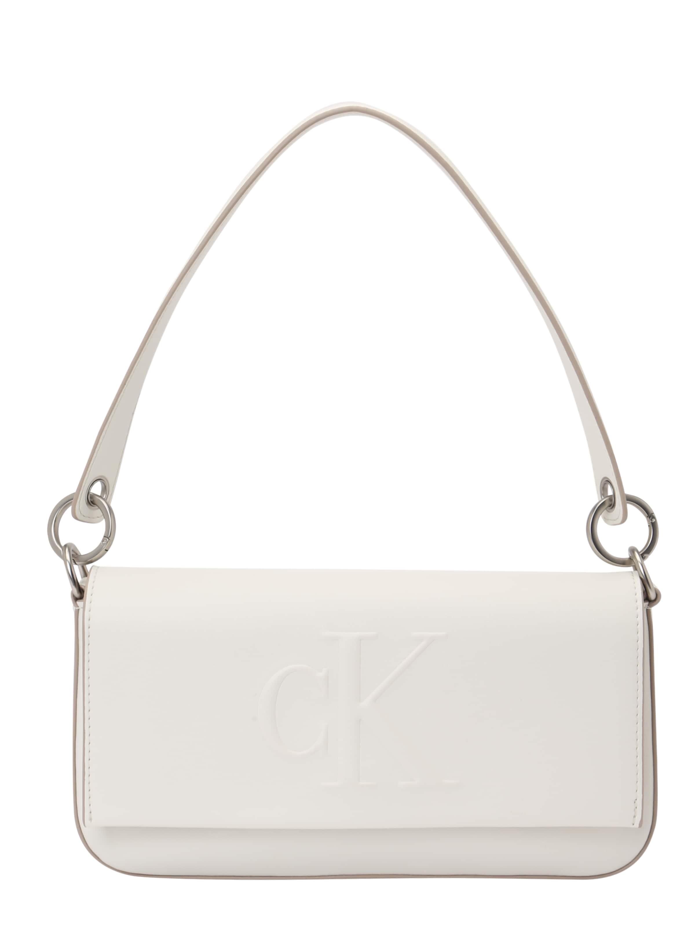 Calvin Klein Taška přes rameno – bílá: přední strana