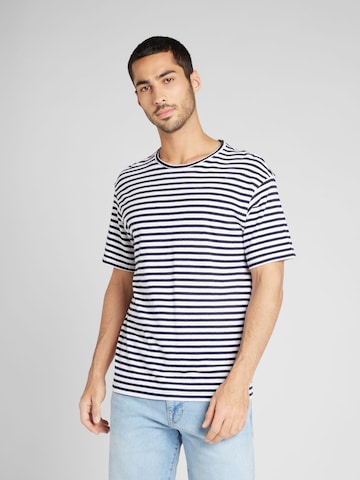 JACK & JONES Футболка в Синий: спереди