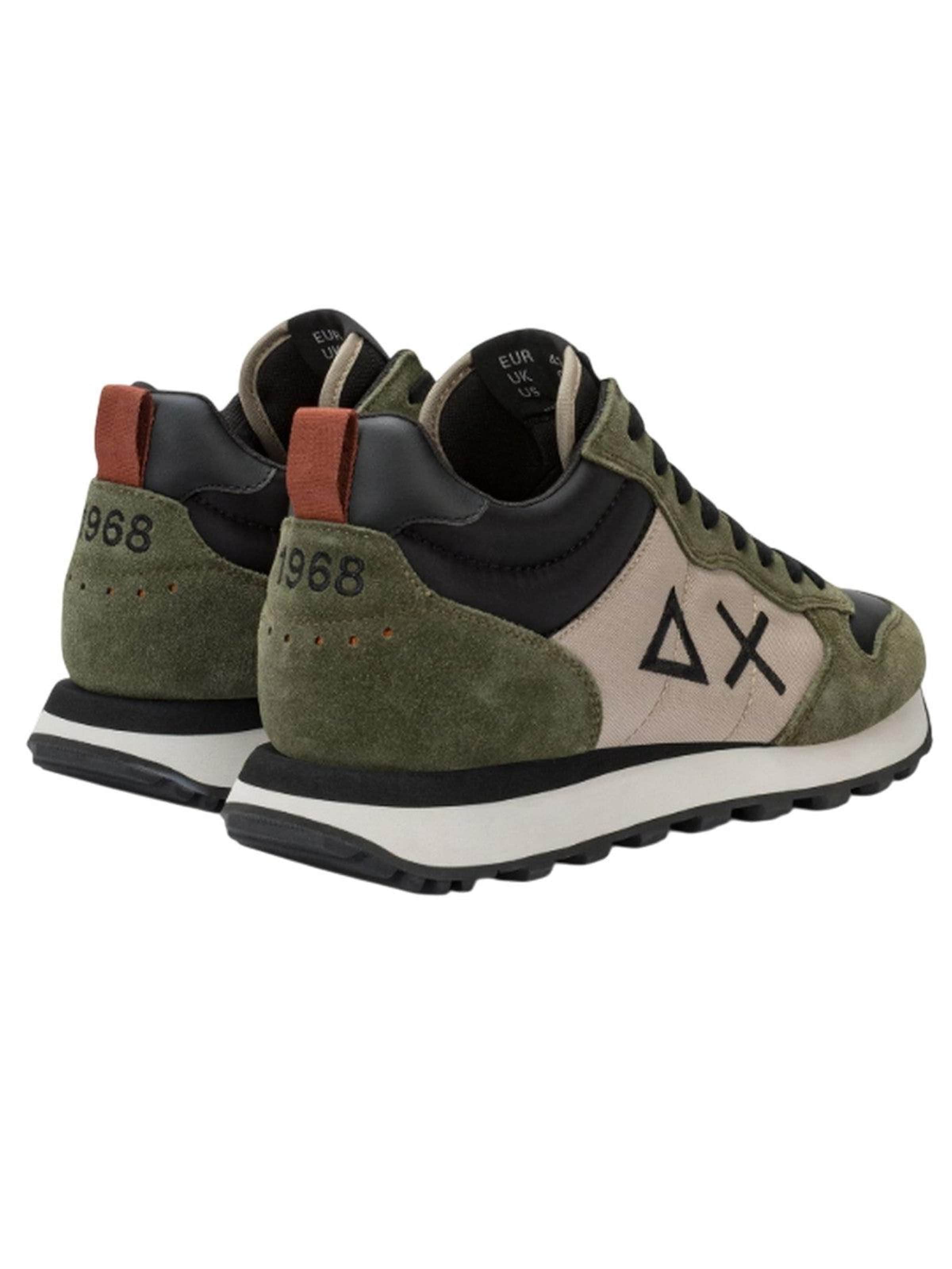 Chaussure à lacets SUN68 en vert